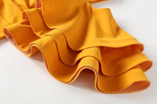 Load image into Gallery viewer, V-Neck Multi-Layer Falbala Sleeves Zipper Back Midi Dress