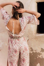 Load image into Gallery viewer, Print V Neck Bohemia Split Jumpsuit Romper