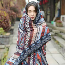 Load image into Gallery viewer, Oversized Spring And Summer Women Solid Color National Wind Sunscreen Silk Scarf Long Paragraph Shawl Beach Towel