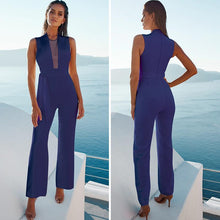 Load image into Gallery viewer, Sleeveless V-Neck Straps Bottoming Jumpsuit