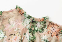 Load image into Gallery viewer, Bohemian Summer Slim Print Loose Long Sleeve Dress