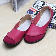 Load image into Gallery viewer, Big Size Color Match Soft Comfy Ballet Pattern Casual Flat Shoes