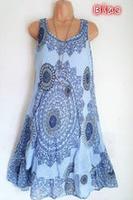 Load image into Gallery viewer, Autumn Printed Double Dress Dress Sleeveless Dress