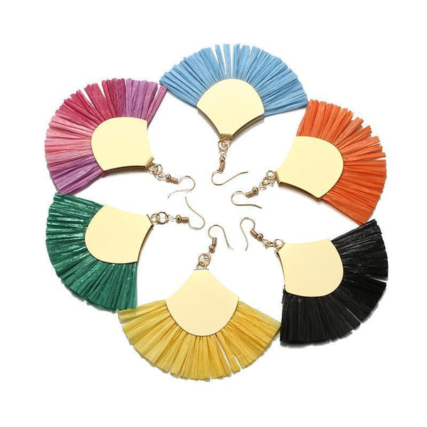 Women Vintage Ethnic Style Tassels Earrings