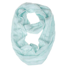 Load image into Gallery viewer, Solid Color Knit Circle Loop Scarf
