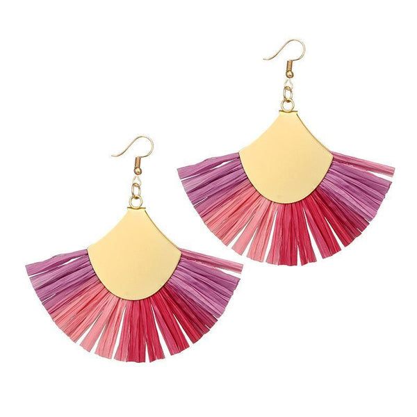 Women Vintage Ethnic Style Tassels Earrings