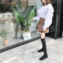 Load image into Gallery viewer, Fashion Winter Black Over The Knee Boots