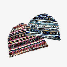 Load image into Gallery viewer, Casual Baggy Slouchy Four Seasons Cotton Geometric Pattern Adult Hat Infinity Scarf