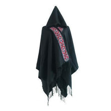 Load image into Gallery viewer, Folk Style Hooded Thick Warm Tibet Travel Scarf Shawl Cloak