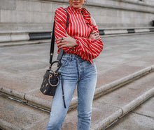 Load image into Gallery viewer, Fashion Stripe Long Sleeve T Shirt Tops