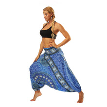 Load image into Gallery viewer, National Wind Style Digital Print Loose Women&#39;s Fitness Yoga Pants Leisure Lantern Yoga Pants