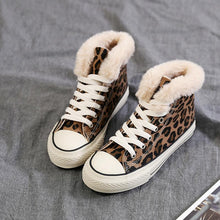 Load image into Gallery viewer, Winter High-Top Leopard Print Wild Warm Snow Boots