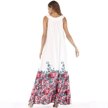 Load image into Gallery viewer, Floral Printed Halterneck Big Hem Maxi Dress
