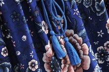 Load image into Gallery viewer, Bohemian V-Neck Retro Floral Wide Leg Jumpsuit
