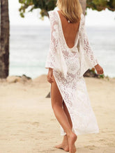 Load image into Gallery viewer, Spring And Summer New Sexy Lace Backless Beach Dress
