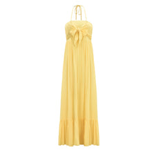 Load image into Gallery viewer, Long Bohemian Solid Color Sling Ruffled Tube Top Fishtail Dress