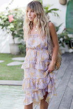 Load image into Gallery viewer, Summer Bohemian Holiday Style Print Sling Cake Dress