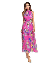 Load image into Gallery viewer, Sexy Printed Sleeveless Bohemia Beach Maxi Dress