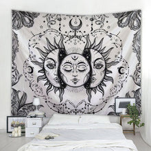 Load image into Gallery viewer, Beautiful psychedelic face printing big wall mounted cheap hippie wall hanging bohemian wall tapestry mandala wall art decoratio