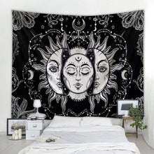 Load image into Gallery viewer, Beautiful psychedelic face printing big wall mounted cheap hippie wall hanging bohemian wall tapestry mandala wall art decoratio