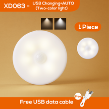 Load image into Gallery viewer, Bedroom Decor Night Lights Motion Sensor Night Lamp Children&#39;s Gift USB Charging Bedroom Decoration Led Night Light