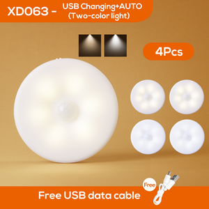 Bedroom Decor Night Lights Motion Sensor Night Lamp Children's Gift USB Charging Bedroom Decoration Led Night Light
