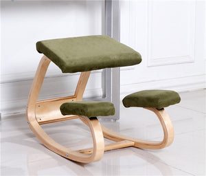 Ergonomic Kneeling Posture Computer Chair Original Home Office Furniture Computer Chair Ergonomic Rocking Wooden Kneeling Chair