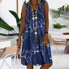 Load image into Gallery viewer, Women&#39;s Dresses Sleeveless V-neck Boho Print Midi Dress