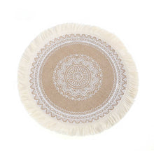 Load image into Gallery viewer, Home Creative Cotton Braid Coaster Handmade Macrame Cup Cushion Bohemia Style Non-slip Cup Mat