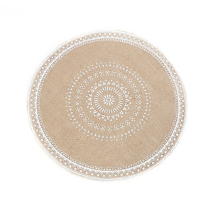 Home Creative Cotton Braid Coaster Handmade Macrame Cup Cushion Bohemia Style Non-slip Cup Mat