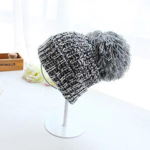 Split-Joint Colorful Knitting Hat Accessories