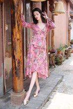 Load image into Gallery viewer, Retro Printed Bohemia Falbala Skirt Bottoms