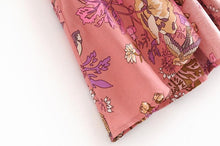 Load image into Gallery viewer, Retro Printed Bohemia Falbala Skirt Bottoms