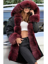 Load image into Gallery viewer, Warm Fur Collar Hoodie Jacket Windbreaker Coat Outwear