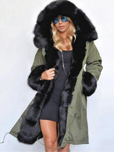 Load image into Gallery viewer, Warm Fur Collar Hoodie Jacket Windbreaker Coat Outwear