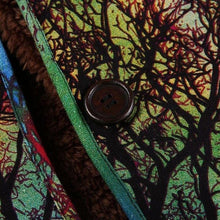 Load image into Gallery viewer, Autumn and Winter Women Printed Long Cotton Jacket  Plus Size Velvet Hoodie