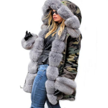 Load image into Gallery viewer, Warm Fur Collar Hoodie Jacket Windbreaker Coat Outwear