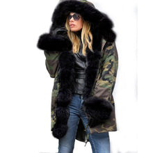 Load image into Gallery viewer, Warm Fur Collar Hoodie Jacket Windbreaker Coat Outwear