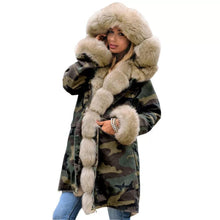 Load image into Gallery viewer, Warm Fur Collar Hoodie Jacket Windbreaker Coat Outwear