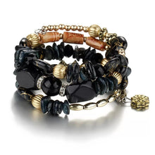 Load image into Gallery viewer, Bohemian Colorful Stone Long Bracelet Multilayer Rhinestone Bead Bracelet for Women Men