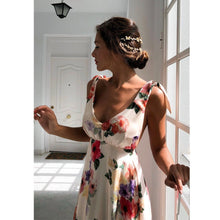 Load image into Gallery viewer, Sexy Sleeveless Floral Print Maxi Dress Two Patten
