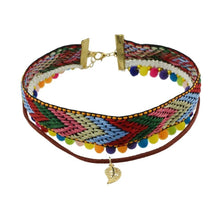 Load image into Gallery viewer, Ethnic colorful necklace Bohemia Wild style