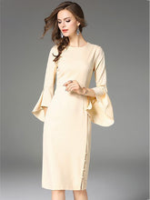 Load image into Gallery viewer, Elegant Flared Sleeves Evening Dress