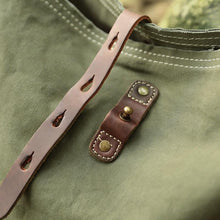 Load image into Gallery viewer, Portable Canvas Ajustable Strap Army Green Handbag Shoulder Bag For Women