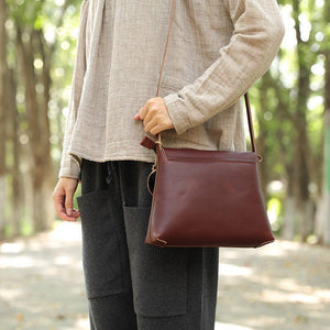 Fashionable Retro Women Small Square Shoulder Bag