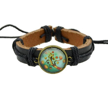 Load image into Gallery viewer, Tree of life 5 type PU leather bohemia style bracelet
