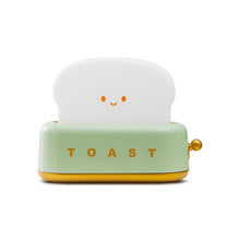 Load image into Gallery viewer, LED Bread Maker Night Light USB Charging Dimming Toast Lamp Bedroom Children Timing Sleeping Lamps Fun Switch Mood Light