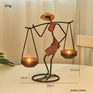 Metal candle holder home decor accessories African Candlesticks for candles Decorative chandeliers candle