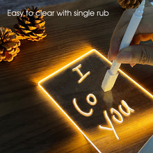 Load image into Gallery viewer, Note Board Creative Led Night Light USB Message Board Holiday Light  With Pen Gift For Children Girlfriend Decoration Night Lamp