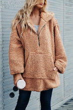 Load image into Gallery viewer, Autumn And Winter Hooded Plush Thick Loose Sweater Coat